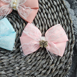 Large Double Lace Bow