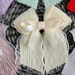 Tail Bow With Lace