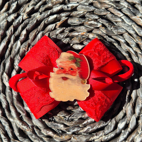 Christmas Bow Babyheadband