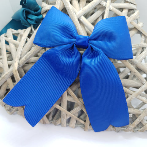 Large Long Tail Bow 352 electric blue