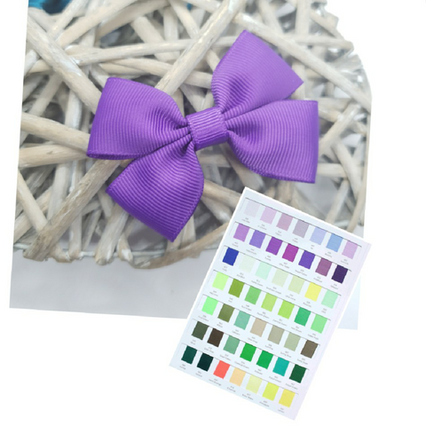 Small Double Bow - Select Colour - Bobble or Clip – TheBowGeek