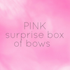 All pink surprise box of bows